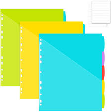 Avery design print online easily create custom labels cards click below to download your requested word template. Cheaper Prices Infun 5 Tab Plastic Binder Dividers With Front Pockets 3 Sets Multicolor Tabbed Pocket Dividers For 3 Ring Binders 15 Pcs Dividers With Tabs Office Products Official Quality Www Wptestarea It