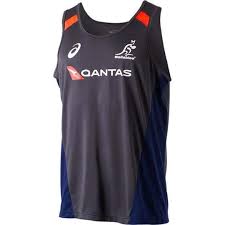 Australia National Rugby Union Team Rugby Team Wallabies Adults Training Singlet Vest Shirt Trikot Maglia Camiseta Jersey Kit Jersey Bnwt