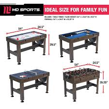 4 In 1 54 Multi Game Table Multi Game Table Table Games Game Room Tables