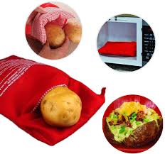 Make ours in the week when you're short on time for a nutritious family dinner. Amazon Com Obtanim Microwave Potato Bag 2 Pack Of Reusable Microwave Cooker Bag Baked Pouch Potato Bag Red Home Improvement