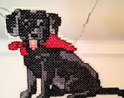 Chocolate labrador in counted cross stitch kit. Cross Stitch Pattern Black Labrador Dog Cross Stitch Cross Stitching Black Labrador Dog