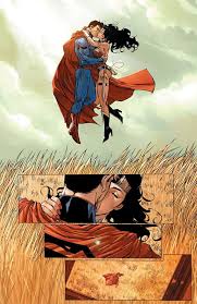 Wonderwoman And Superman Flying Kiss Superman Wonder Woman Superman Comic Superman Art