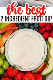 How to make easy and delicious 2 ingredient cream cheese fruit dip: The Best 2 Ingredient Fruit Dip Recipe Eating On A Dime