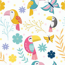 Toucan Duvet Cover Queen Twin Size Bedspread Cover Etsy In 2021 Seamless Patterns Toucan Illustration Butterfly Illustration