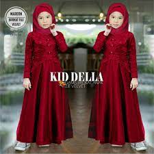 26+ konsep terpopuler model baju anak perempuan motif batik. Gamis Brokat Mutiara Anak Perempuan Kid Della Maxi Dress Panjang Fashion Muslimah Kaella Kid Cewek Shopee Indonesia