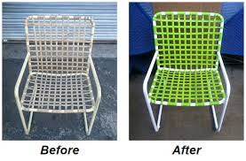 You can also try contacting your chair's manufacturer for a list of authorized repair services. Outdoor Patio Furniture Repair Restoration Los Angeles
