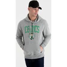 Layer up and rep your side with this men's nba boston celtics city edition pullover hoodie from with a kangaroo pocket, it's finished up with boston celtics stamped to the chest and the an nba. New Era Pullover Hoodie Kapuzenpullover Boston Celtics Nba Sweatshirt Grau Caphunters De