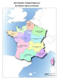 Nombre de régions en france. Carte De France Des Nouvelles Regions Chroniques Cartographiques