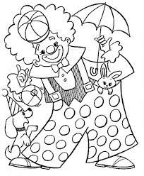 Clown Ausmalbild Tiere Kinder Gratis Ausdrucken Children Print Carnival Kostenlose Ausmalbilder Ausmalbilder Fasching Kinderfarben