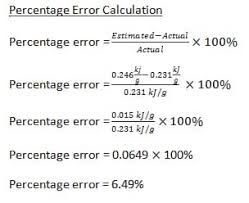 Error calculation is not possible, unless you make a quantitative measurement of the various quantities involved in your experiment. How To S Wiki 88 How To Calculate Percent Error Formula