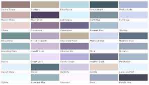 Lavender Paint Colors Chart House Paint Color Chart