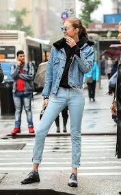 Blue Denim Jacket With Light Blue Jeans Outfits For Women 11 Ideas Outfits Lookastic Happy boy dreaming of being pilot. blue denim jacket with light blue jeans