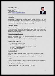ccna resume samples for freshers ccna