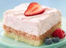 Diabetic Friendly Easy Strawberry Cream Squares Recipe Desserts Dessert Squares Strawberries And Cream