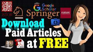 How To Download Paid Articles For Free Journal Articles Books Or Rese In 2020 Research Paper Google Scholar Online Journal