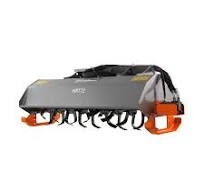 72” Skid Steer Rotary Tiller Attachment 6in Depth Rototiller Cultivator  18.5-23.8gal/min , HRT72