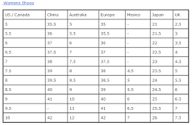 international shoe size chart shoe size chart shoe chart