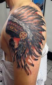Indian Chief Headdress Tattoo Native American Indian Headdress Tattoo Headdress Tattoo Native American Tattoos Indian Skull Tattoos