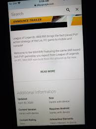 Google Play Store Finally Updated Wild Rift Wildrift