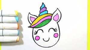 Friends, very easily you can draw it. Easy How To Draw A Unicorn Emoji Novocom Top