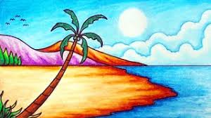 Menggambar atau melukis merupakan salah satu skill yang menurut sebagian orang itu menarik, tapi sebagian yang lain merasa begitu kesulitan. Cara Menggambar Pemandangan Pantai Gambar Pemandangan Alam Yang Mudah Youtube