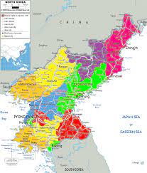 North Korea Map Home To The Child Dicktater North Korea North Korea Map Korea