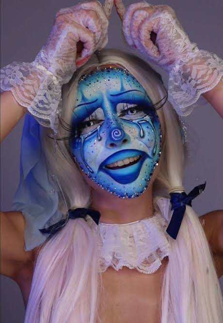 Crybaby trend clown make-up: tutorial sad clown passo passo
