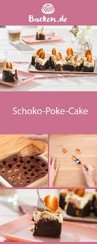 Schoko Poke Cake Rezept Von Backen De Rezept Schoko Rezept Fur Brownies Backen