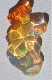 3 87ct Mexican Fire Opal Extremely Bright Carved Minerals And Gemstones Stones And Crystals Crystals Minerals