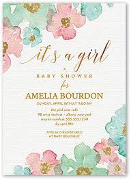 Blooming Floral Arrival 5x7 Baby Shower Invitations Shutterfly Free Baby Shower Invitations Baby Shower Invitations Baby Shower Invites For Girl