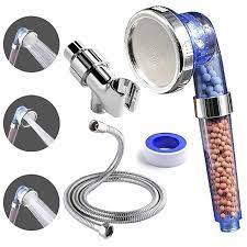 Luxsego Ionic Shower Head With Replacement Hose And Holder High Pressure Water Saving Showerhead F Water Saving Shower Head Shower Head Reviews Shower Heads