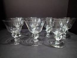 Vintage etched wine glasses with wheat and flower pattern. Gulli Ingrid Swedish Crystal Champagne Sherbet Stemware Crystal Champagne Crystal Glassware Vintage Stemware