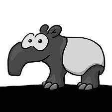 Jetzt die vektorgrafik niedlich tapir comic posieren herunterladen. Tapir Rific Posts Facebook
