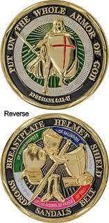 Armor Of God Challenge Coin Challenge Coins Armor Of God Military Challenge Coins