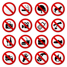 Forbidden Signboards Do Not Sign No Smoking No Touching No - Etsy Hong Kong