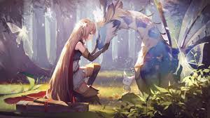 Anime fairies of all shapes and sizes. Wallpaper Anime Fairies Fictional Forest Shadowverse 2560x1440 Pentuni 1206451 Hd Wallpapers Wallhere