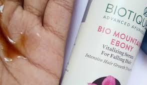 This is another great product from biotique. Biotique Mountain Ebony Vitalizing Serum For Falling Hair Review