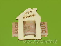Einfach scheinchen rollen und in den kamin stecken. Geldgeschenk Haus Zum Einzug Aus Holz 10210111210