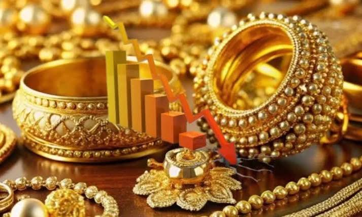 سونے کی قیمت میں مسلسل کمی کا رجحان برقرار