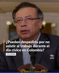 Le contamos 👉 https://tinyurl.com/24yp49ac A pocas horas de que inicie el  día cívico anunciado por el presidente Gustavo Petro en apoyo a dos de sus  reformas, cientos de trabajadores se preguntan qué