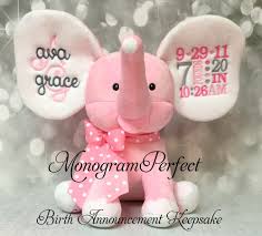 Download Personalized Birth Announcement Bible Verse Elephants Monogramperfect