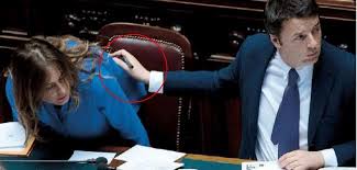 A thin gold chain doubly interwoven around the neck. Signorini Girava Un Gossip Su Renzi E La Boschi Che Fossero Stati Insieme Tempo Fa Politica