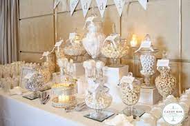 White Candy Buffet Candy Buffet Wedding Candy Bar Wedding Wedding Candy Table