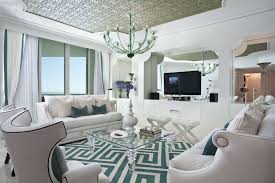 Americana blends old world style with modern living spaces. Hollywood Regency Turnberry Ocean Colony Dkor Interiors