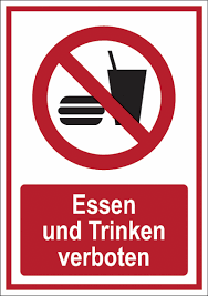 Rote verbotszeichen mit text straßenschuhe verboten. Hinweisschilder Essen Und Trinken Verboten Schilder Online Kaufen