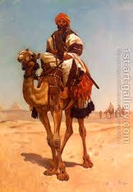An Egyptian Nomad Painting By Frederick Goodall Reproduction 1st Art Gallery Camels Art Art Arabian Art