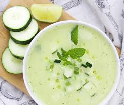 Gaspacho De Concombre Et Menthe Au Thermomix Gaspacho Concombre Recette Gaspacho Gaspacho