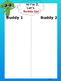 Buddy Up With Z Poster Anchor Chart