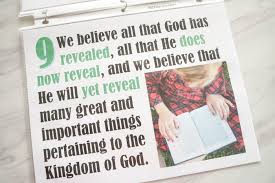 Flip Chart Articles Of Faith