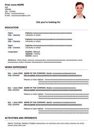 Mit einer bloßen übersetzung deines deutschen lebenslaufs ist es beim englischen cv nicht getan. Tabellarischer Lebenslauf Muster Vorlagen Kostenlos Fur Word